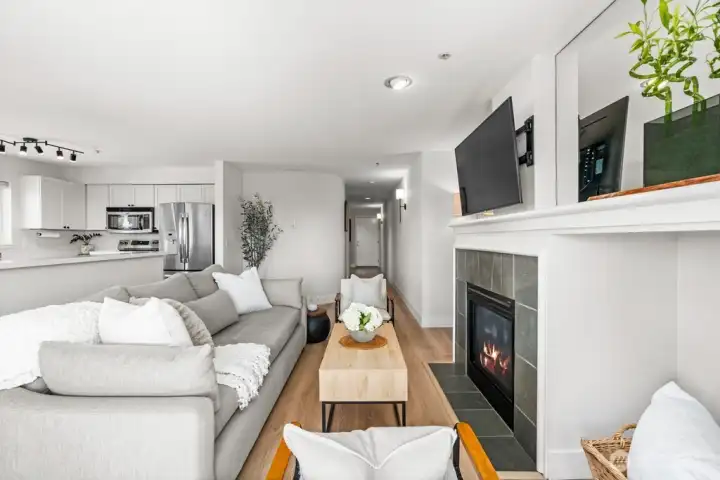 Living room with fireplace Living room with fireplace