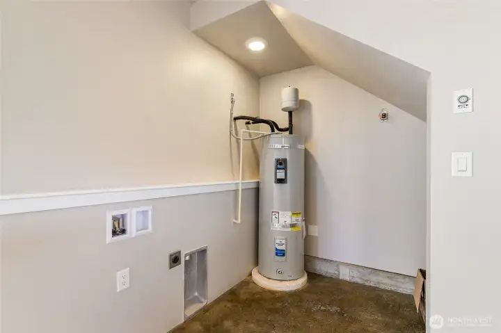 Washer/dryer hookup in garage