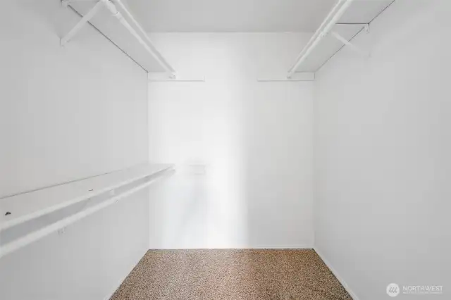 Large closet.