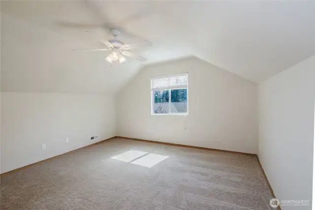 The is a very spacious bedroom, you will love it.