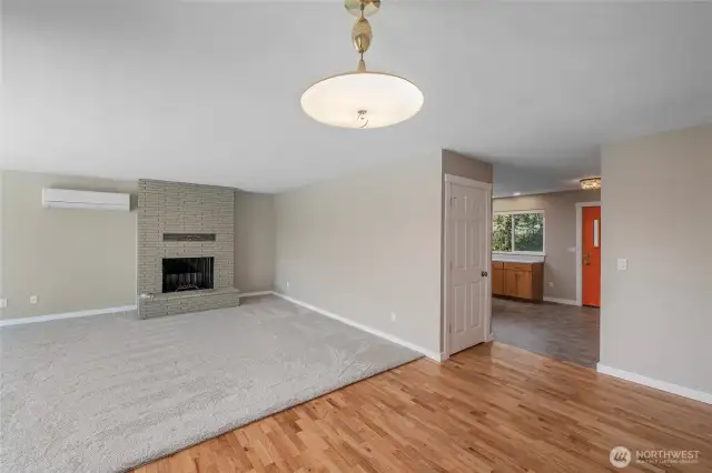 Refinished original wood floors