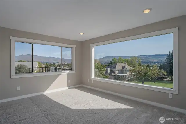 Beautiful views from living room