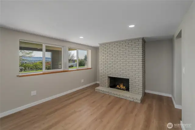 Lower Level Fireplace