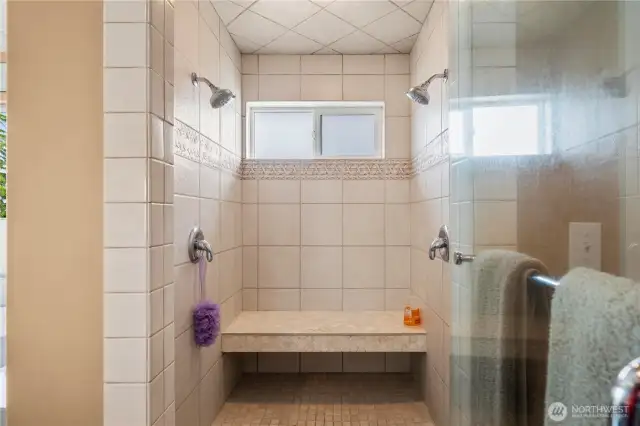 Take a steam shower.
