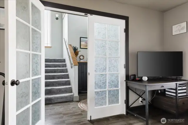 Let's head upstairs to see the space there.