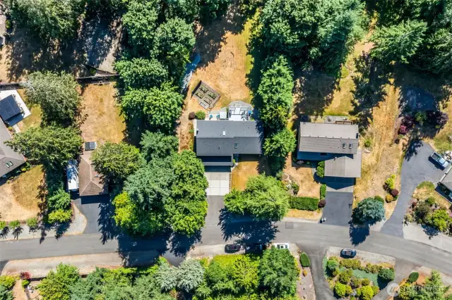 Sitting on almost an acre of level land