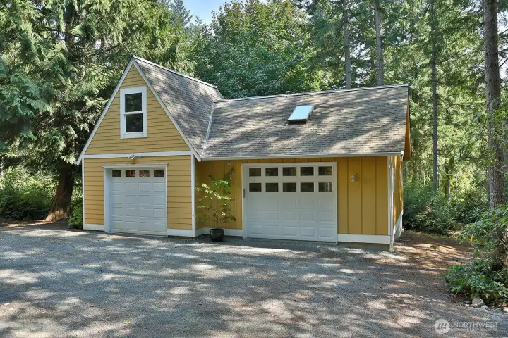 Two car garage and shop