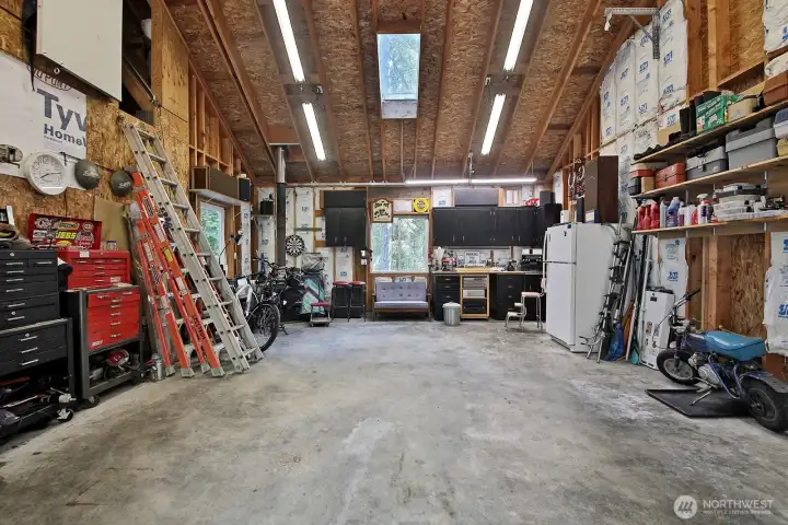 This is just one of the two garage bays