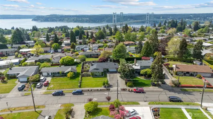 Street aerial shot