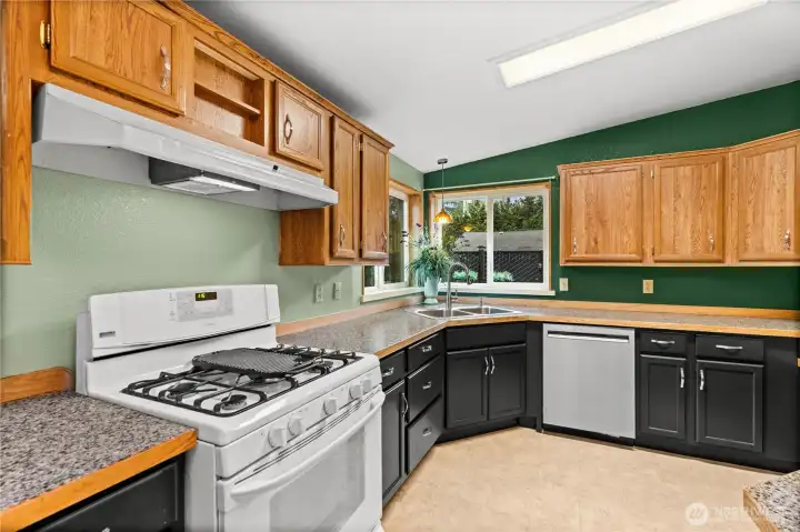 Gas stove for the cook!