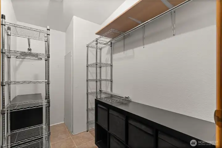 Rare walk in closet in primary bedroom