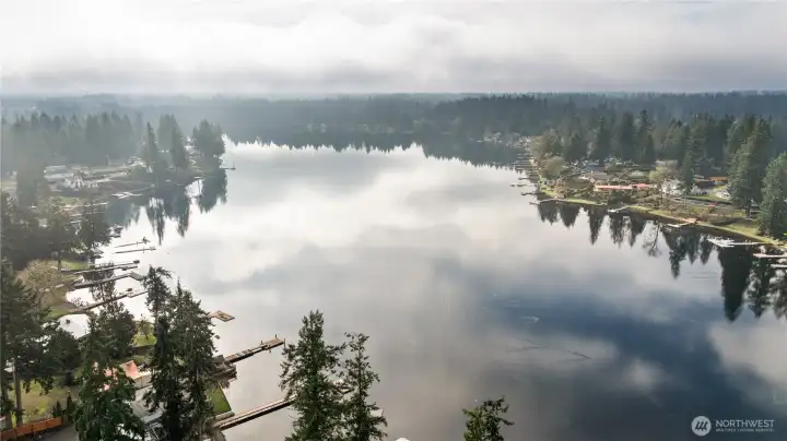 Nearby lakes on both sides of the house!