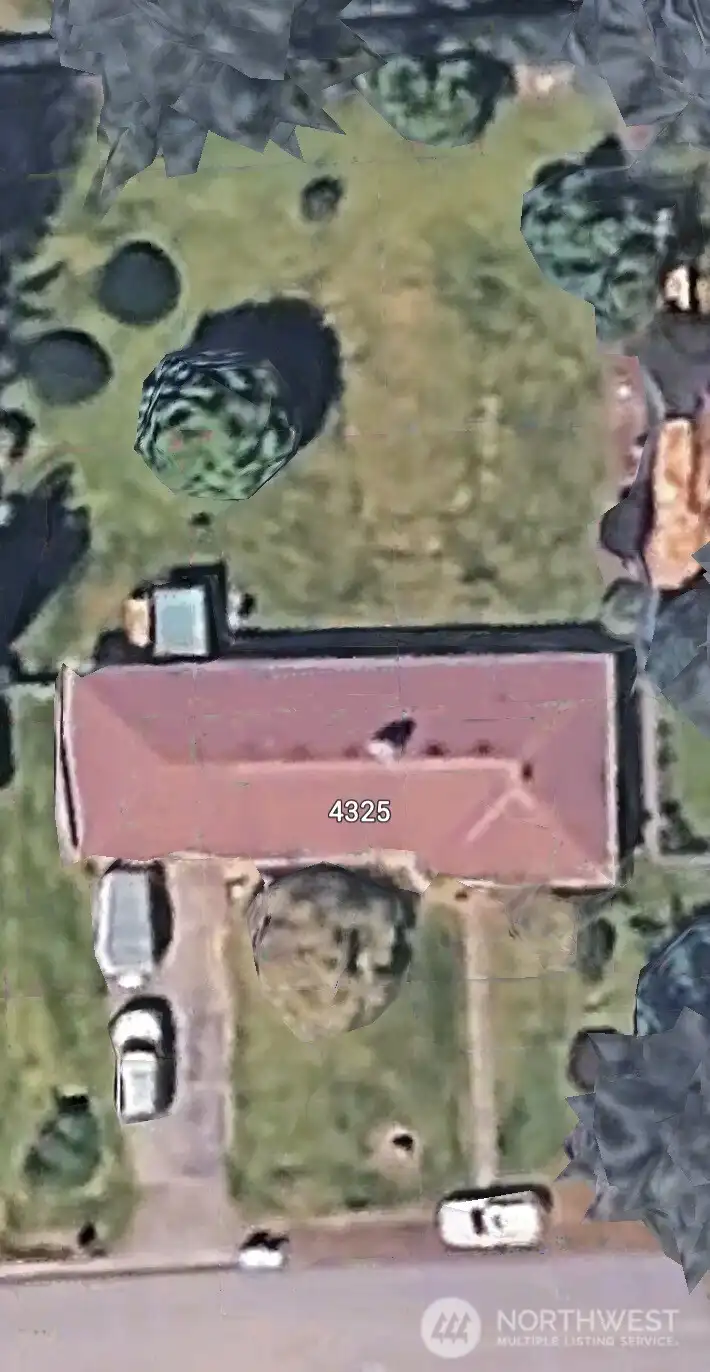 Arial view of the lot