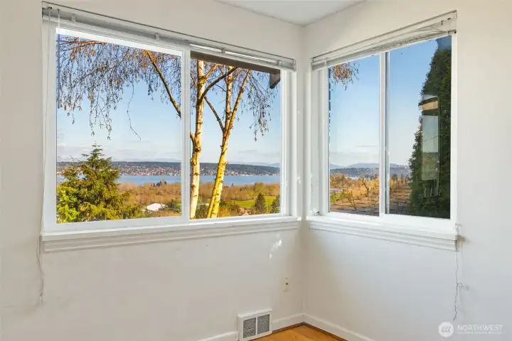 Bedroom 1 with stunning views