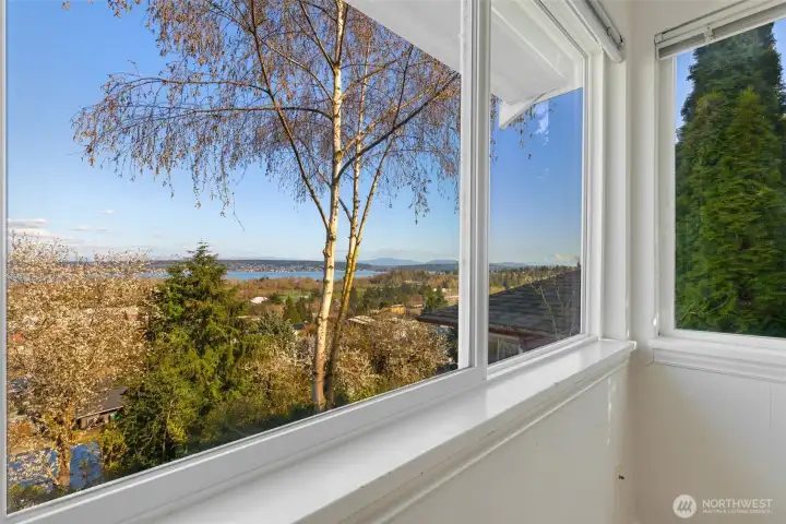 Bedroom 1 with stunning views