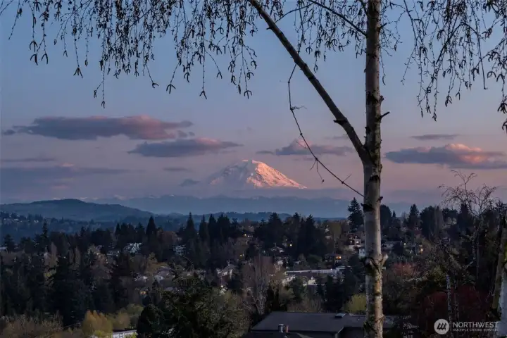 WOW, the mountain is out!