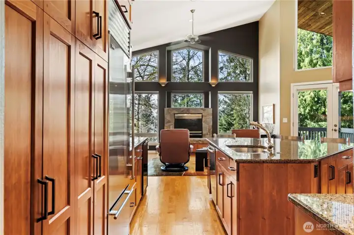 Imagine yourself at home, surrounded by all this natural beauty.  The house was designed to take maximum advantage of our beautiful Northwest foliage and breathtaking views.