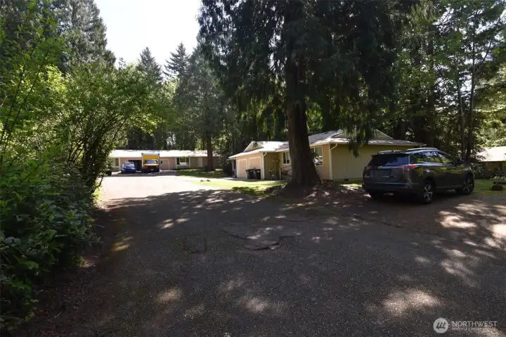 View from entrance to cul-de-sac.