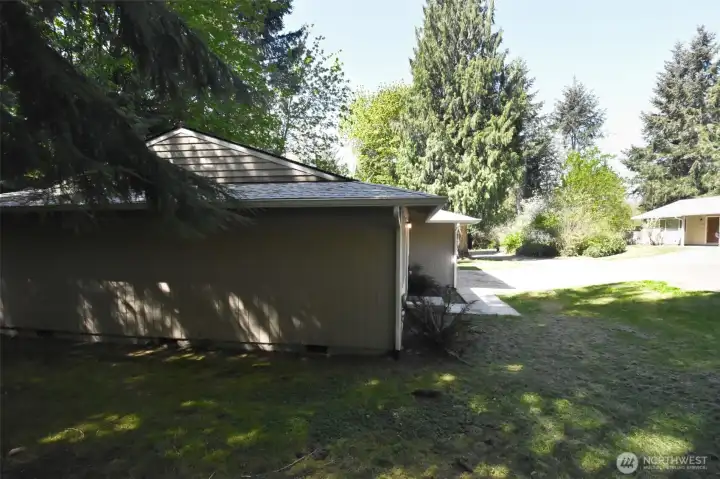 Side of Home facing cul-de-sac.