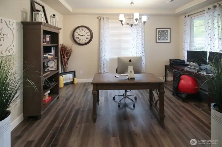 The main floor office!