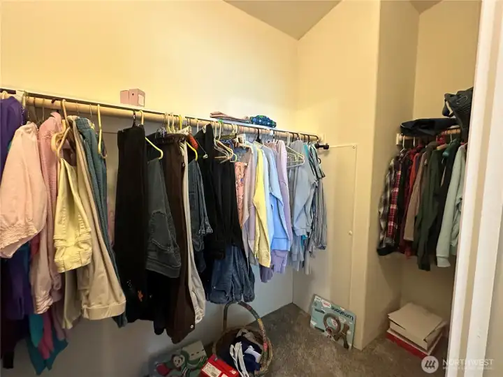 Walk in Closet in Primary Bedroom