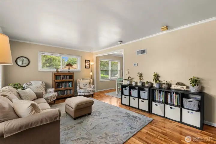 Abundant natural light. Abundant natural light.