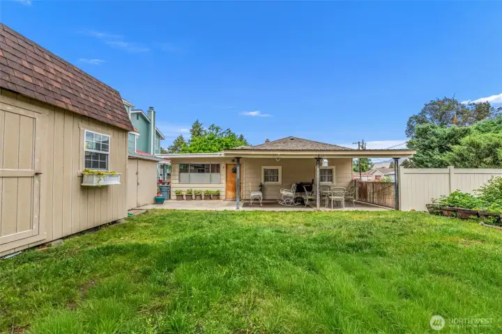 Backyard, carport or covered patio Backyard, carport or covered patio