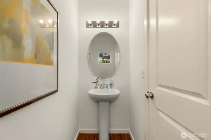 Main floor half bath