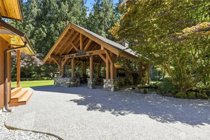 Outdoor pavillion. . .