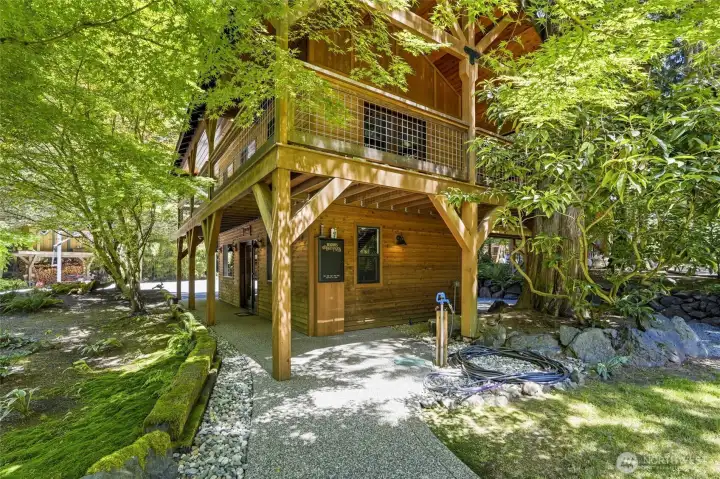 Exterior of Bear Lodge and Man Cave.. .