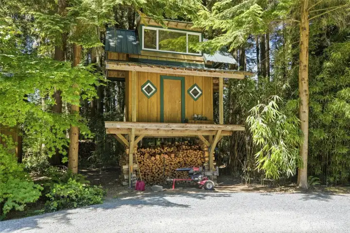 Tree house. . .