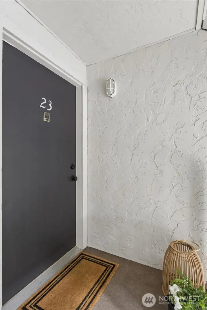 Entryway to unit J23