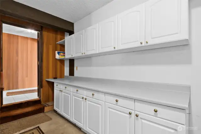 Numerous spacious storage areas and rooms throughout the home offer versatility to tailor spaces to your specific lifestyle, whether it be creating a remote office or designing an ultra-deluxe oversized laundry facility.