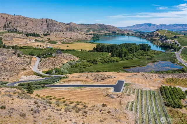 Underground Power, Fiber, Domestic and Irrigation Water to lot.
