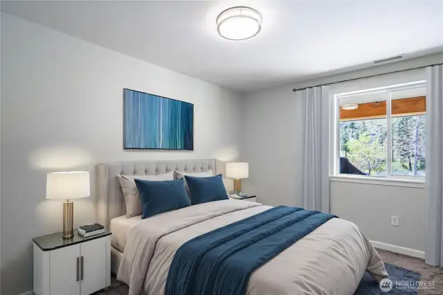 Bedroom 3 - digitally staged