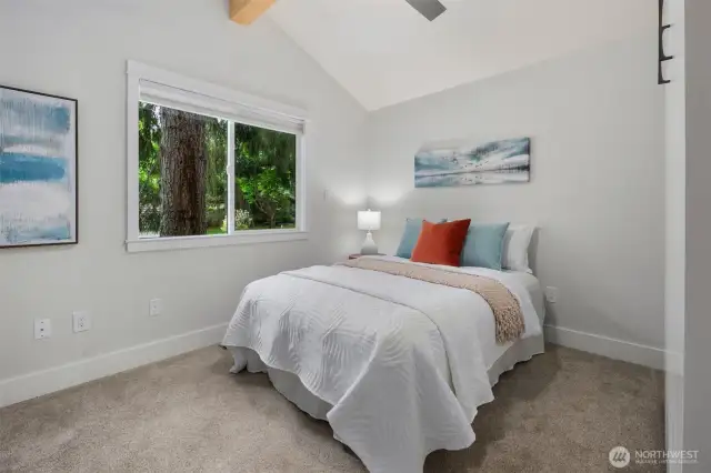 Spacious bedroom