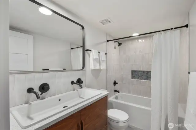 Fully remodeled bath