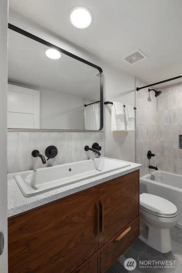 Fully remodeled bath