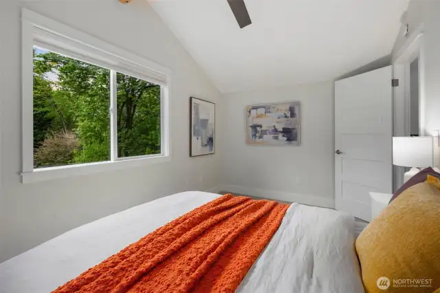Spacious bedroom