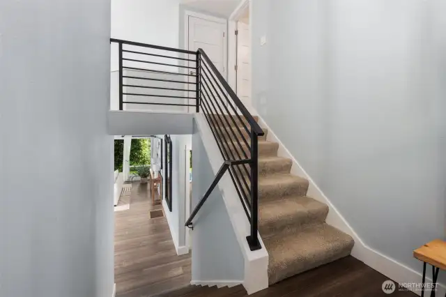 Front entrance to the home