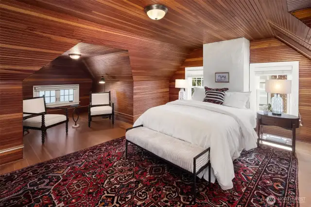 Enchanting second bedroom with adjacent full bath.
