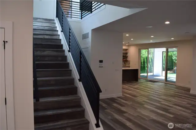 A view of the Glorious Stairway the has Beautiful Stairs to Admire Every Step.