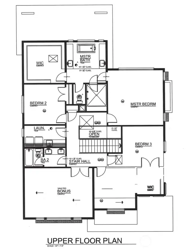 Upper Floor Plan
