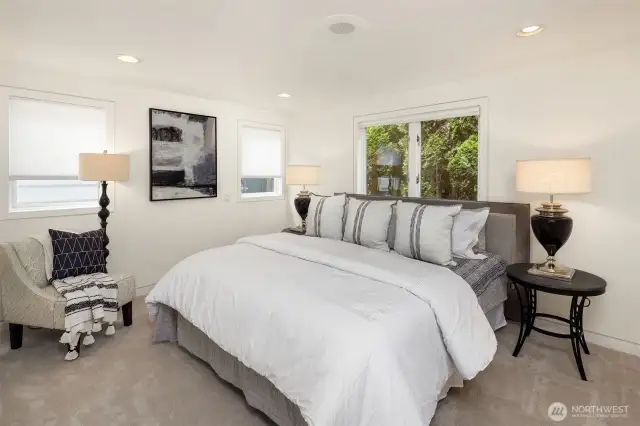 Soothing and serene are the only words.  This main floor primary suite delivers!!
