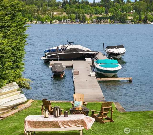 Picnic anyone? Come to the water's edge and roast some marshmellows after a full day of water sports.