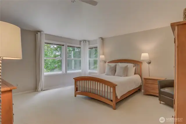 Upstairs spacious primary bedroom