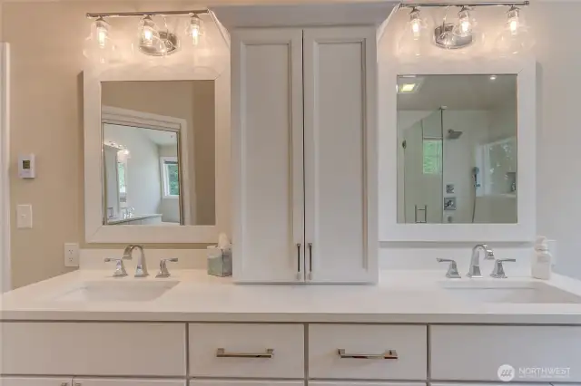 Dual vanities