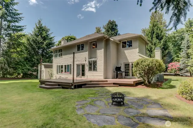 Room for firepit just steps away