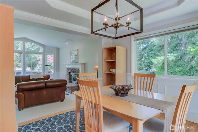 Steps away from formal dining