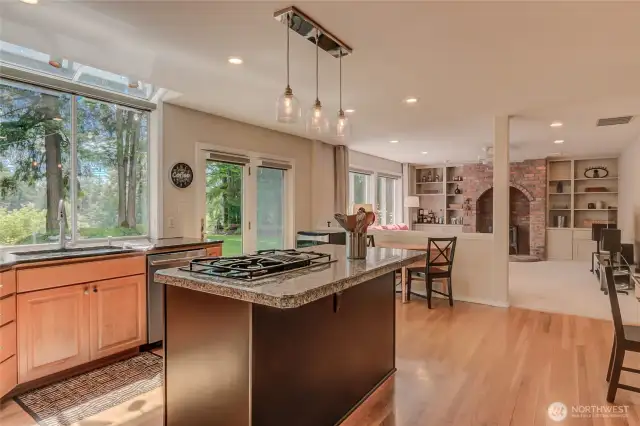 Open Kitchen and family room